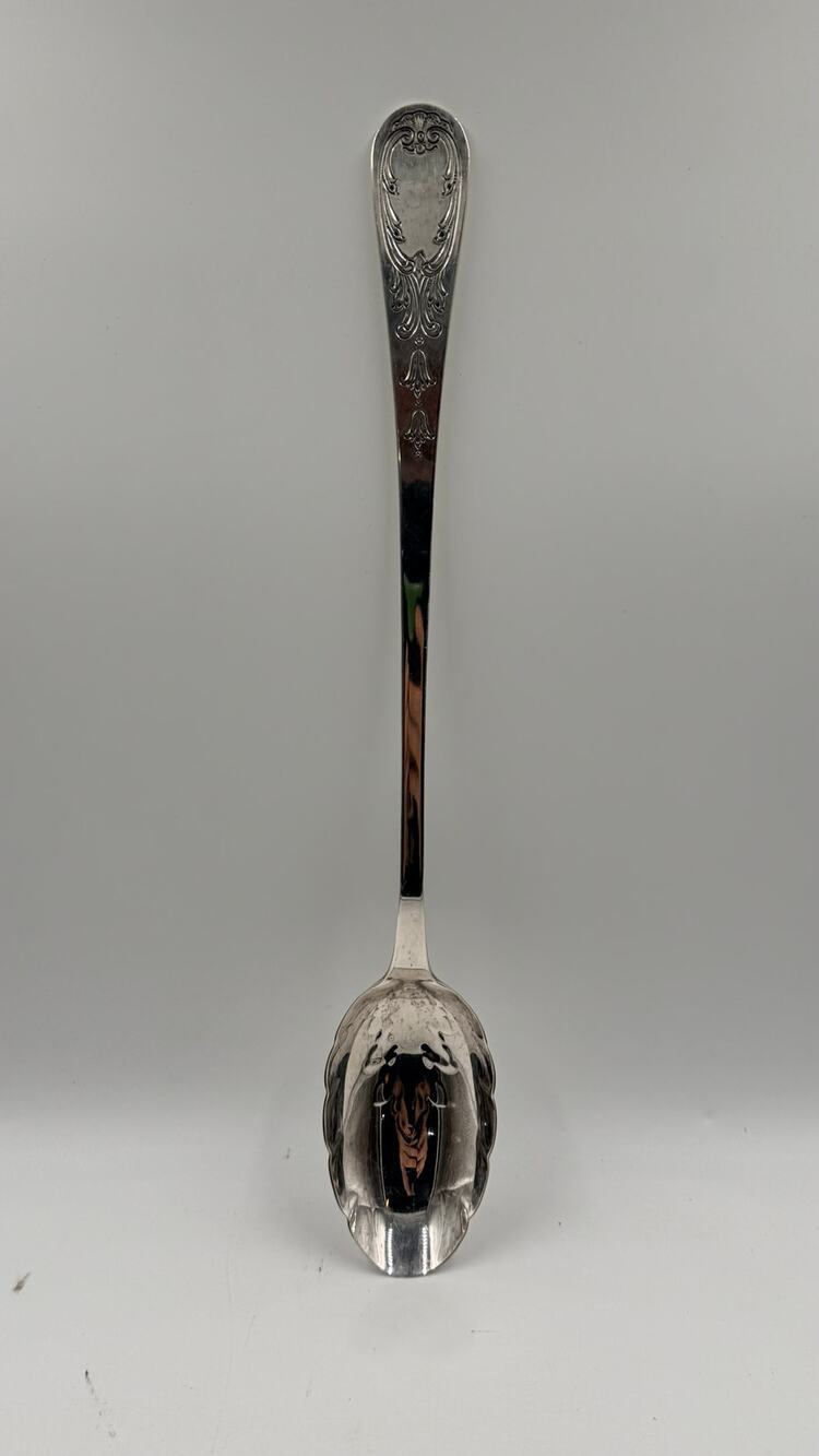 Vintage 1950's 14" Gorham N24 EP Silver Plate Large Serving Spoon Silverplate
